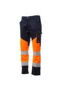 ARANCIONE FLUO/BLU NAVY